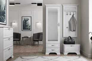 Прихожая Тиффани кремовый 2