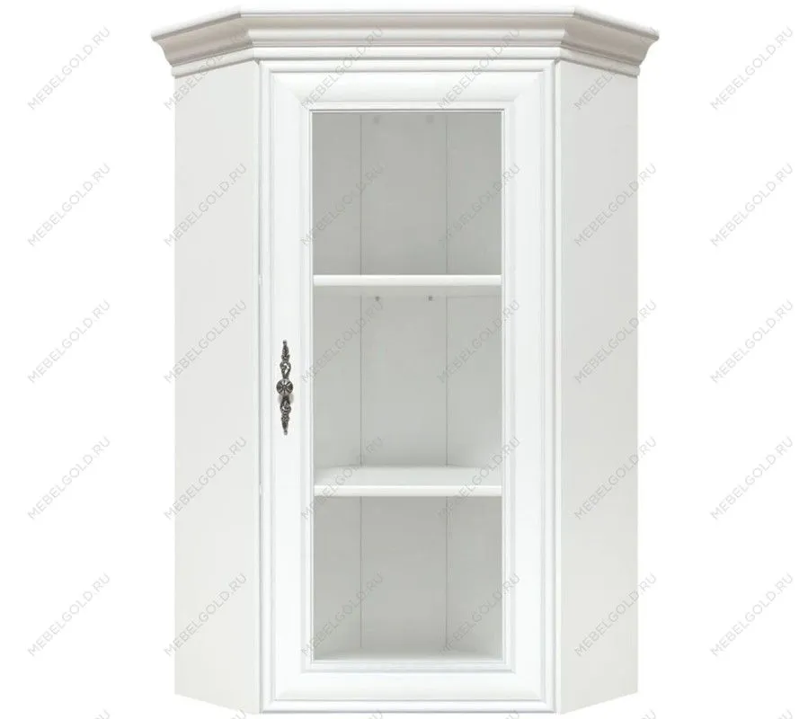 Балашиха - Шкаф верхний с витриной Кентаки NADN1W белый
