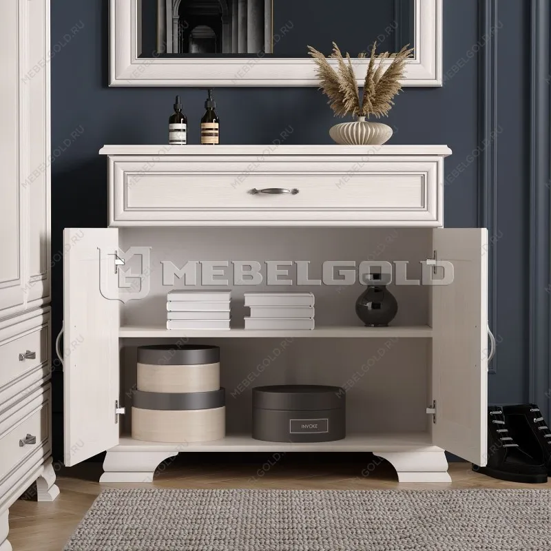 Тумба Тиффани 2D1S вудлайн кремовый | изображение 3