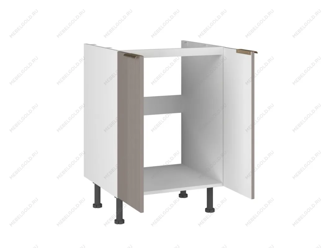 Стол СМ-60 Волна 2-дверный, Фьюжн (600*520*870) Мокко, 27132 | изображение 1