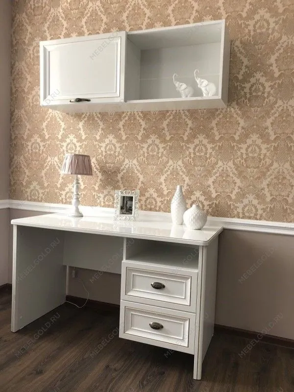 м. Марьина Роща - Стол письменный Натали белый глянец | изображение 7