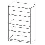 Тумба Сириус, 2 двери, 78х41х124см, дуб сонома | изображение 11