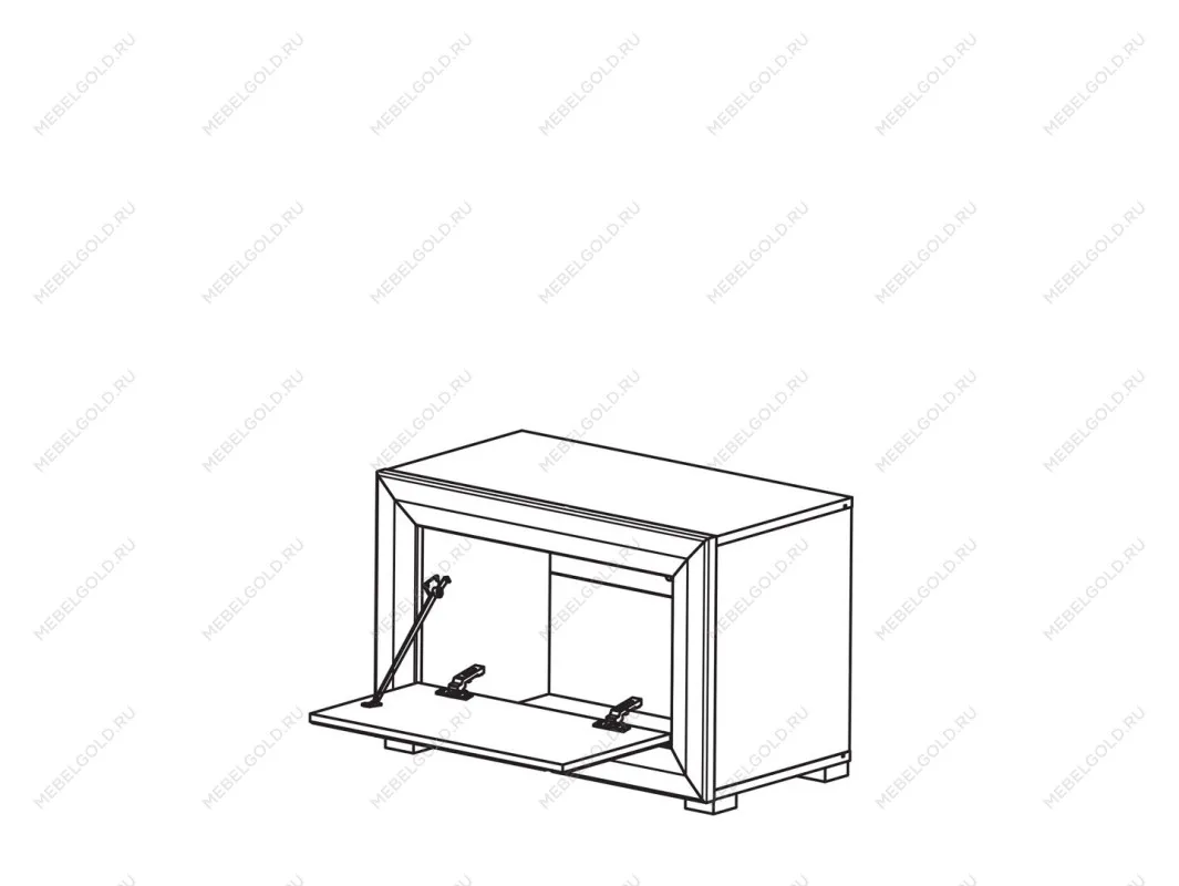 Лобня - Тумба для обуви Мальта BUT1D/70 | изображение 1