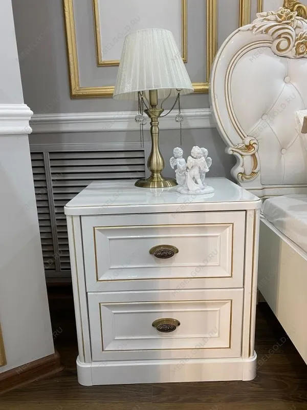 Тумба прикроватная Натали белый глянец | изображение 4