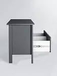 Тумба Сага, 2 ящика, 91х42х63 см, серая | изображение 4