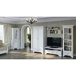 Балашиха - Шкаф верхний с витриной Кентаки NADN1W белый | изображение 2