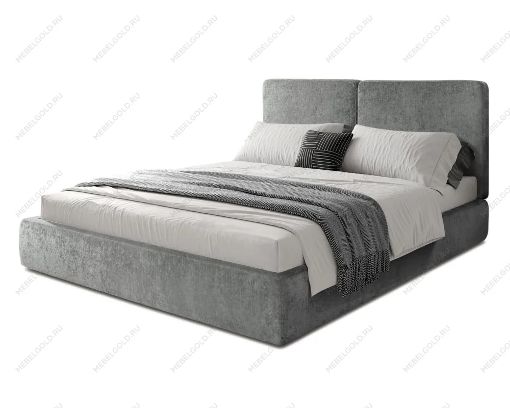 Кровать Natura 1.8 м, с подъемным механизмом Шенилл (Monblan) 517, НТКР180-1[3]