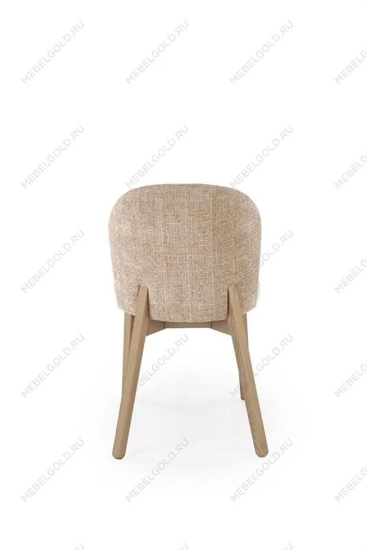 Стул кухонный Halmar BASSO (бежевый/орех светлый) | изображение 2