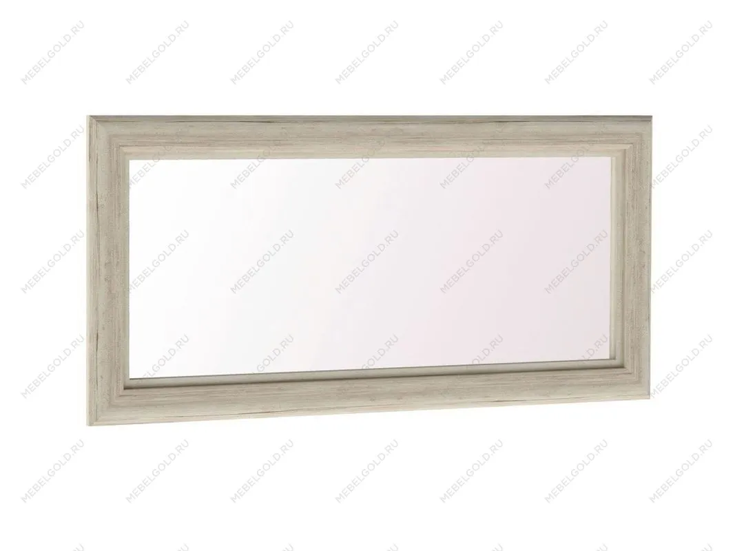 Зеркало, Мале (1200*30*550) Дуб галифакс белый, 11201