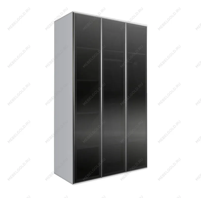 Шкаф 3-х дверный Bogemia Air (Белый/Серебро) БМШ2/3(3)