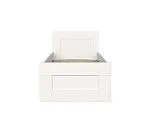 Кровать односпальная Сириус, 90х200 см, белая | изображение 2