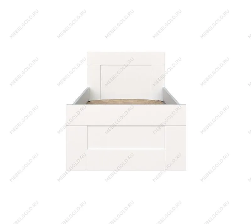 Кровать односпальная Сириус, 90х200 см, белая | изображение 2