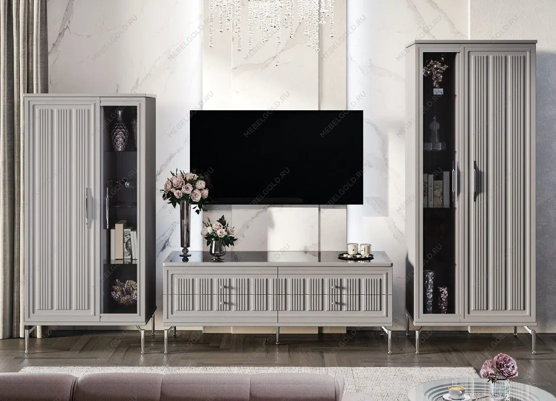 Витрина Замира 2-ств низкая серый | изображение 6