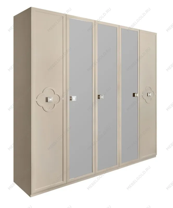 Шкаф Фелисия 5-дверный мокко