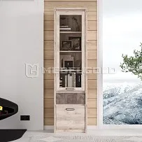 Шкаф с витриной Джаз 1V1D1S