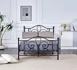 Кровать Halmar PANAMA (черный) 140/200 | изображение 2