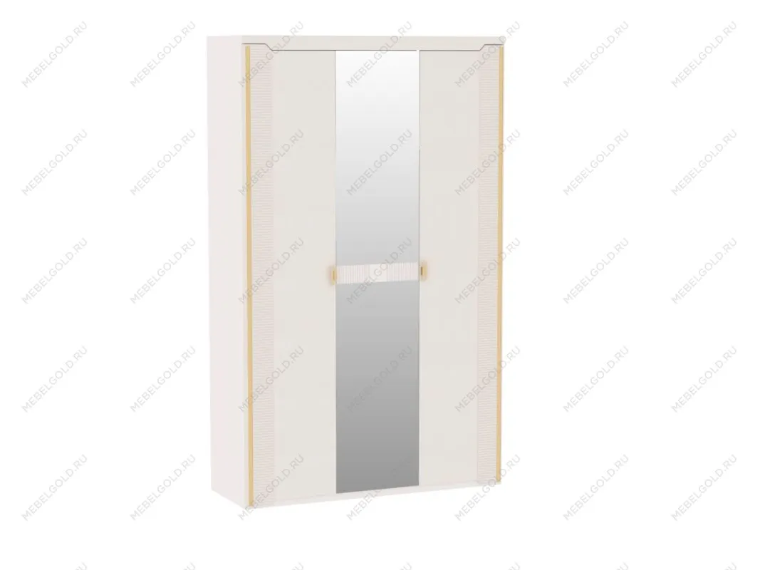 Шкаф 3-дверный, Сиде (1410*523*2304) Белый, 12910