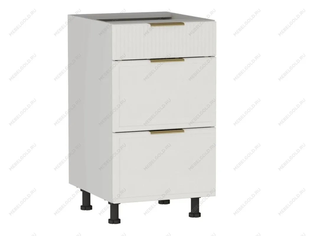 Стол с ящиками СЯ-45 (140/284), Берта (450*528*820) Экокожа Белый, 25322