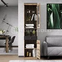 Балашиха - Шкаф с витриной Джаггер 1V1D1SN