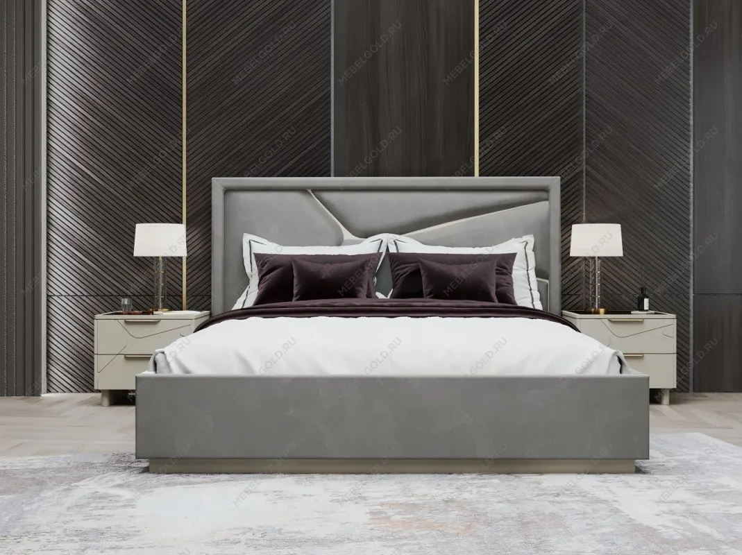 Спальня Лейла 4-дверная светло серый камень | изображение 2