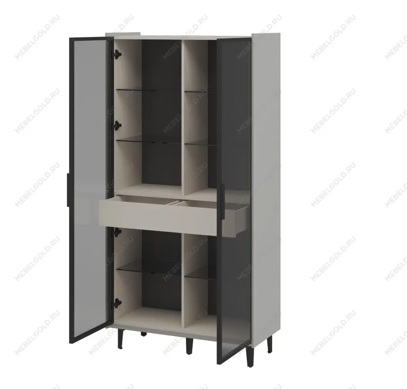 Шкаф комбинированный Модена Персидский жемчуг МН-048-22 | изображение 1