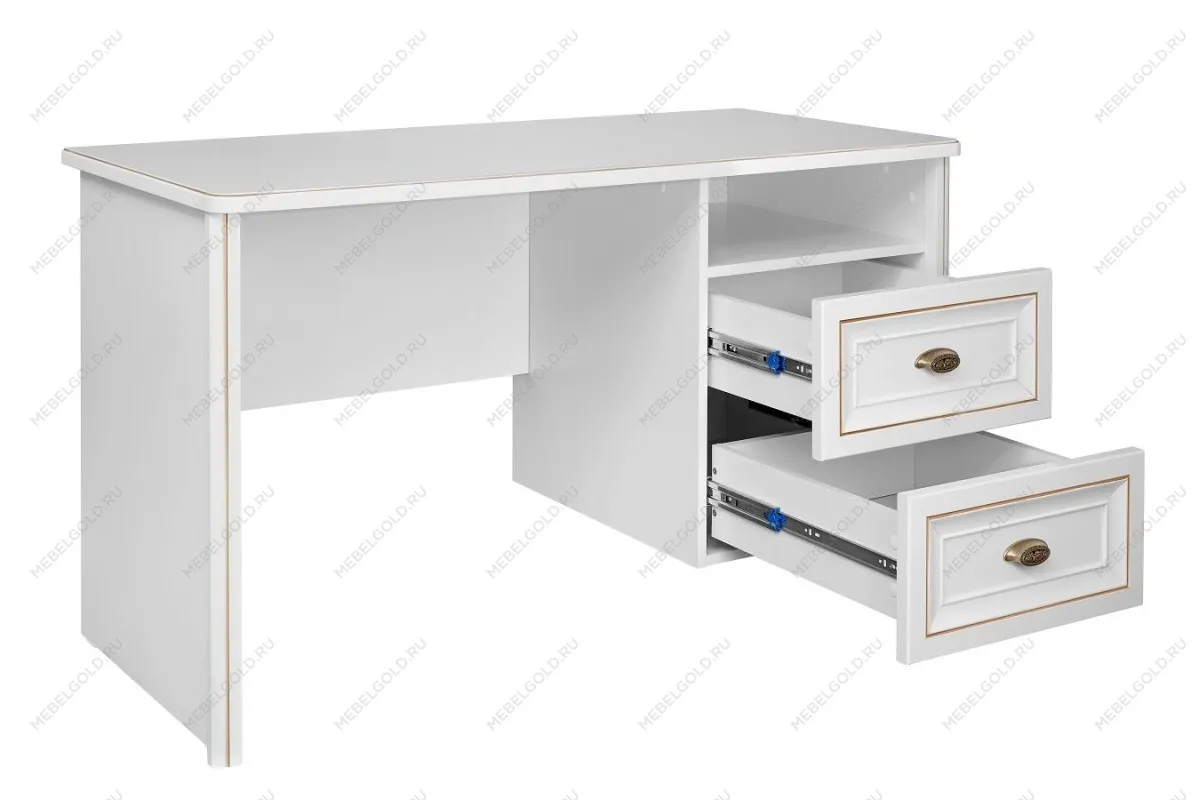 м. Марьина Роща - Стол письменный Натали белый глянец | изображение 1
