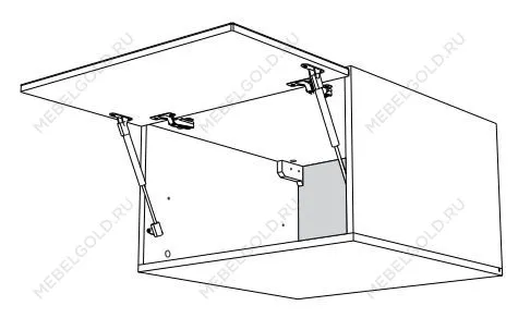 Шкаф АГ-90, Женева (900*586*360) Дуб Палермо/Серый камень , 22028 | изображение 1