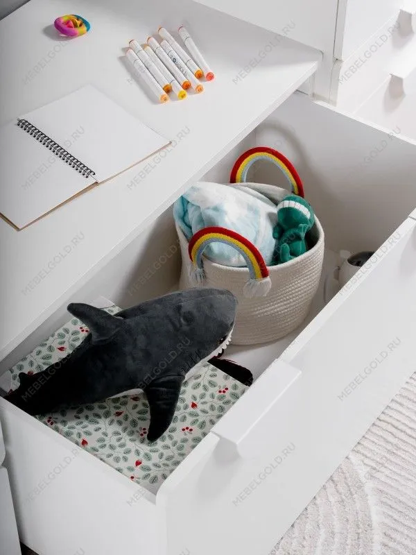 Ящик выкатной Пикси, под скамью 90х48х46, белый (робкий подснежник) | изображение 4