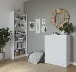 м. Марьина Роща - Комод Варма, 4 ящика, 80х100х40 см, эмаль белая | изображение 3