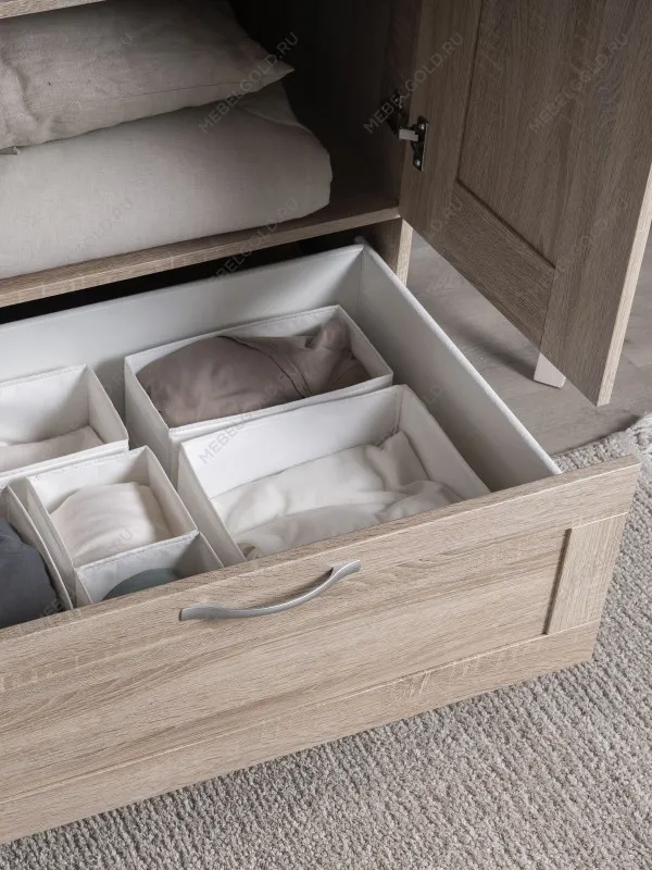 Шкаф Сириус, 2 двери и 1 ящик, 78х59х220 см, дуб сонома | изображение 7