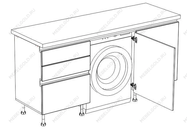 Фальш панель ФС-65, Женева (646*16*680) Синий софт, 22525