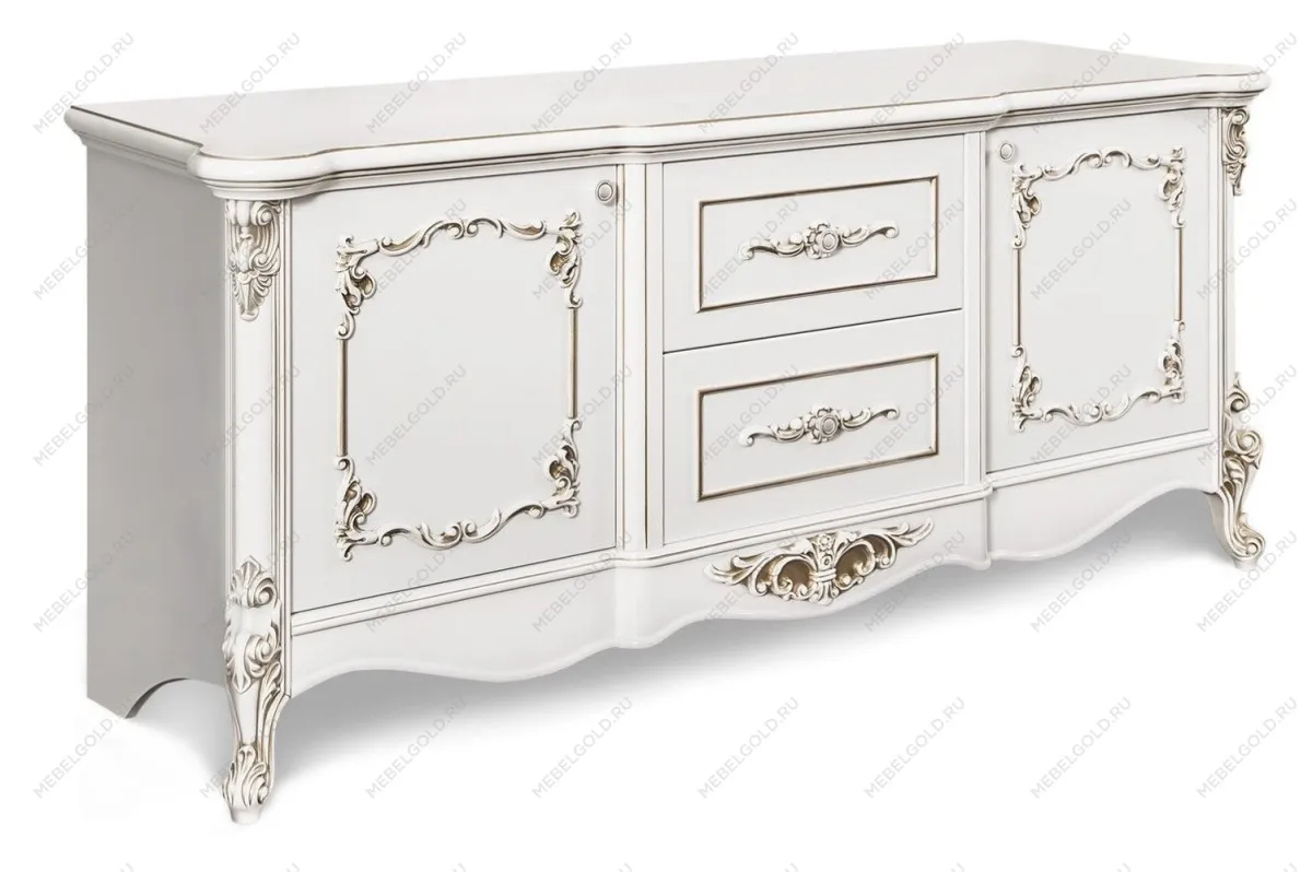 Тумба ТВ Флоренция белый глянец - Выставка м. Марьина роща