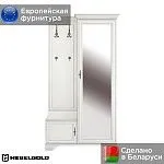 Шкаф с вешалкой Кентаки PPK1D1K/P белый | изображение 1