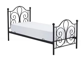 Кровать HALMAR PANAMA (черный) 90/200