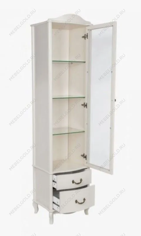 Шкаф-витрина Джульетта (молочный дуб) | изображение 1
