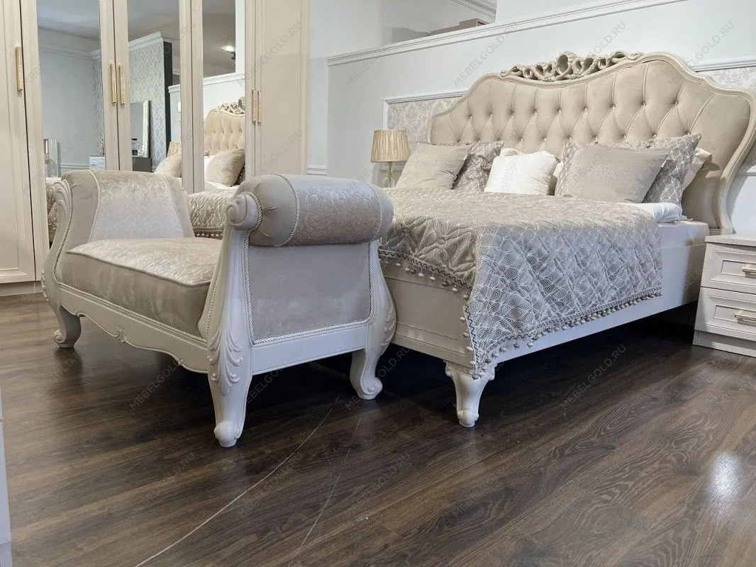 Оттоманка Мокко с двумя подлокотниками бежевый | изображение 3