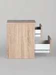 Тумба прикроватная КАСТОР, 2 ящика, 40х37х49 см, дуб сонома | изображение 12