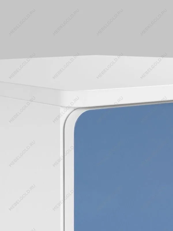 Шкаф Пикси распашной, с двумя дверьми и полкой 60х57х120, озорной василек | изображение 3