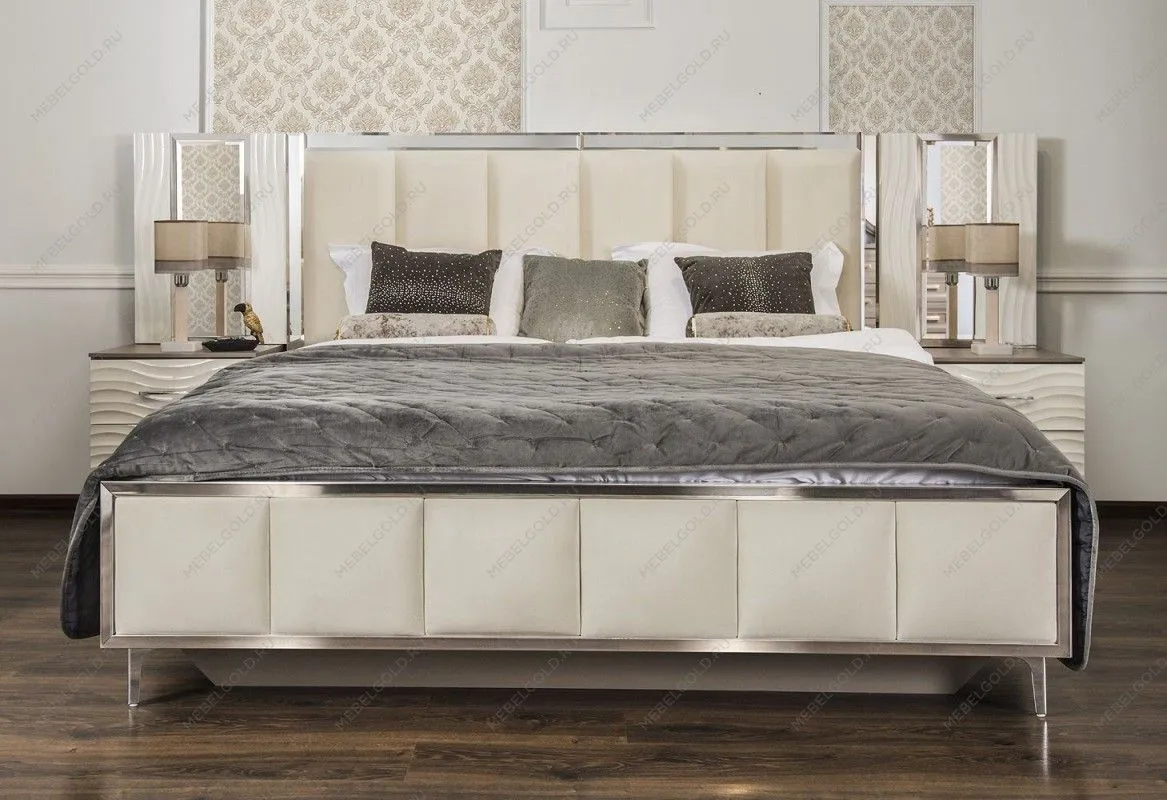 Кровать Гравита 160x200 см белый глянец | изображение 2