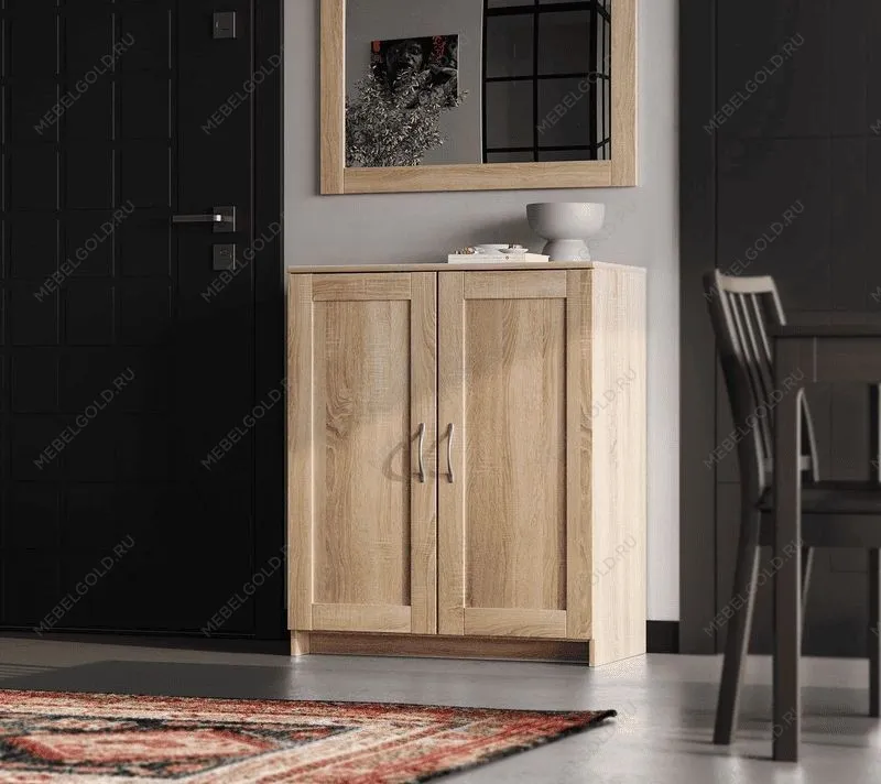 БРИМНЭС / СИРИУС тумба ИКЕА / IKEA 2 двери 78х95 сонома | изображение 4