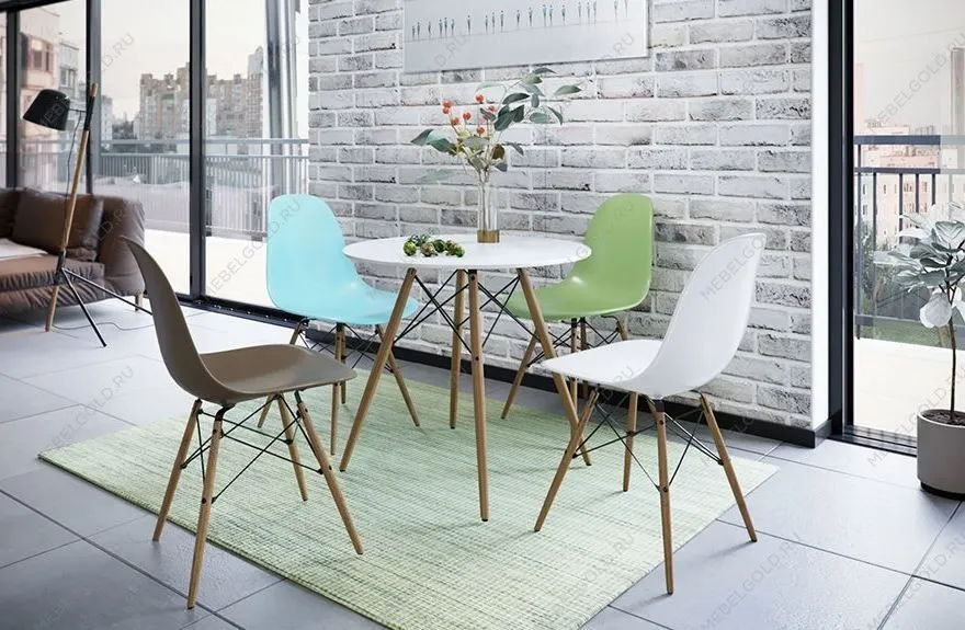 Стол 108-TD d-80/Луи (WHITE 07) | изображение 1