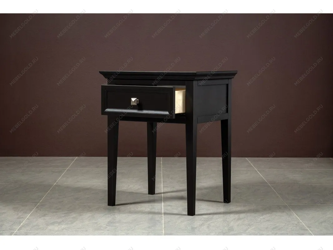 Тумба прикроватная 1 ящик Manhattan (Черный) | изображение 4