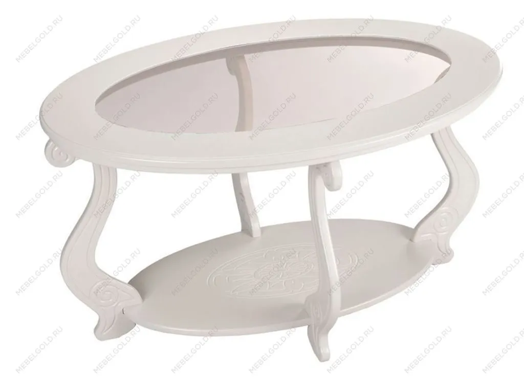 Стол журнальный Виват С (молочный дуб)