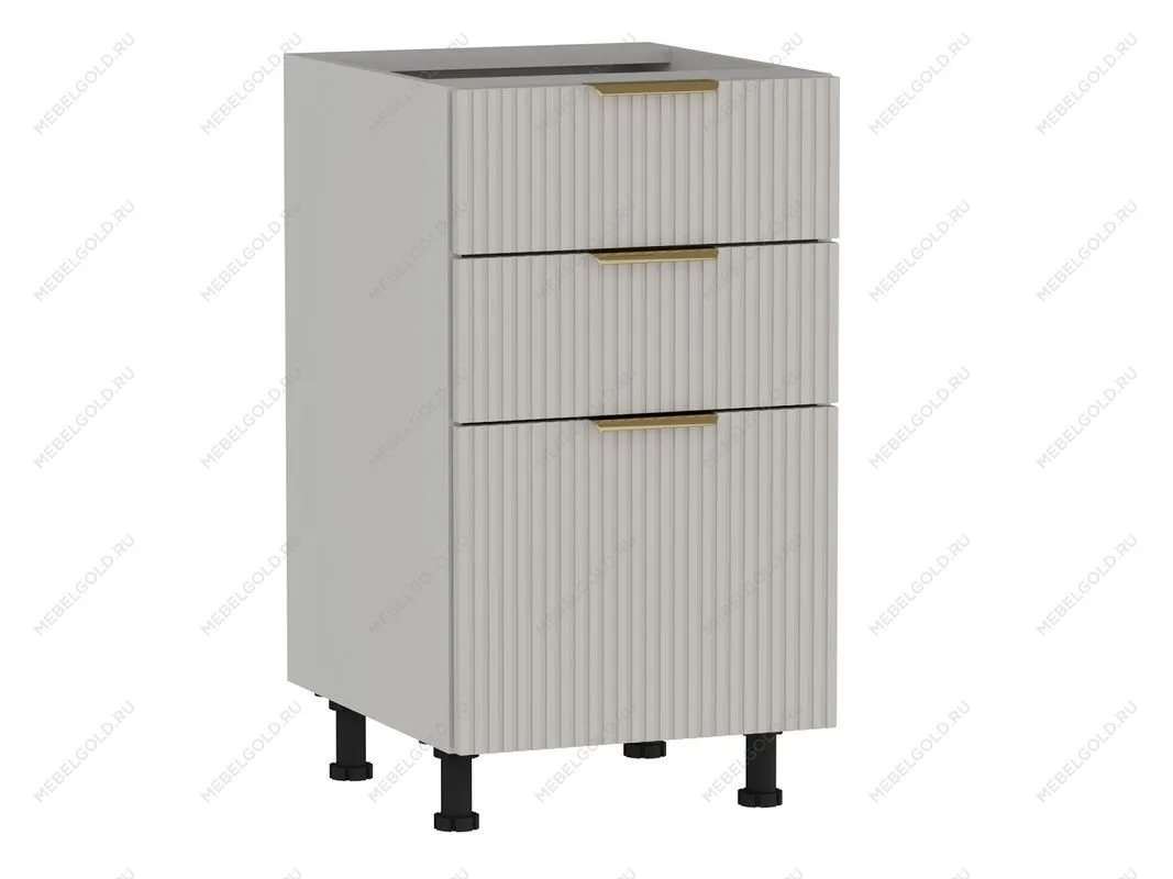 Стол с ящиками СЯ-45 (176/356), Монза (450*523*820) Экокожа Бежевый, 23117