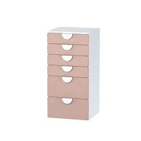 Комод Пикси, 6 ящиков 60x57x120, мечтательный пион
