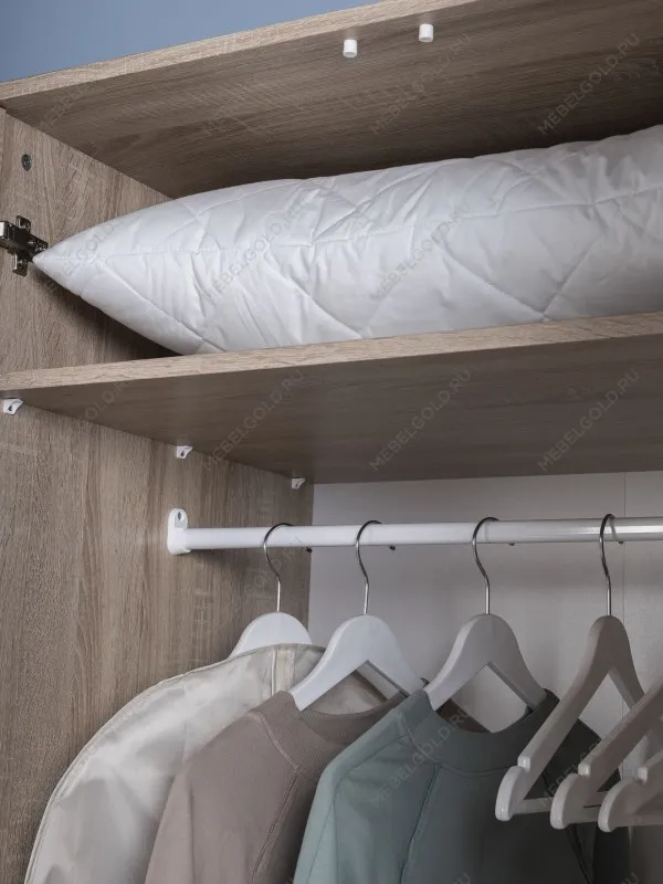 Шкаф Сириус, 2 двери и 1 ящик, 78х59х220 см, дуб сонома | изображение 2