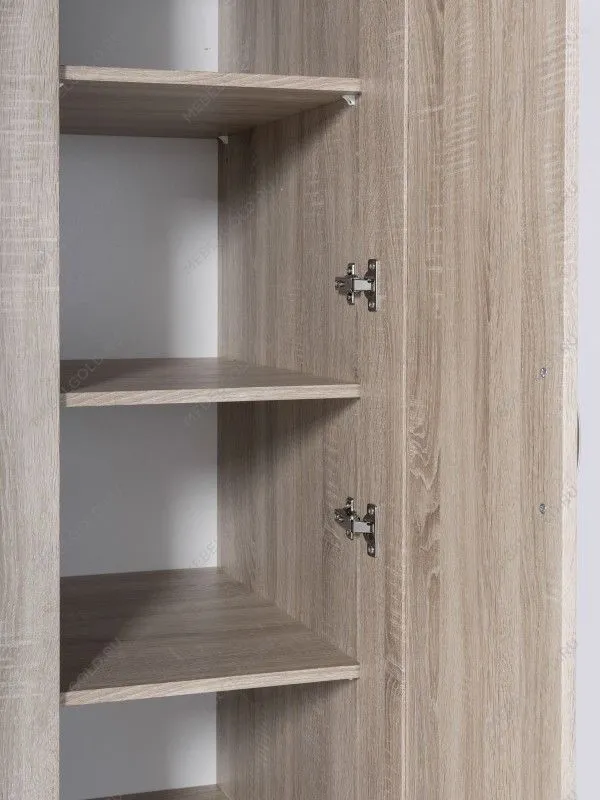 Шкаф Сириус, 3 двери и 1 ящик с зеркалом, 117х59х220 см, дуб сонома | изображение 13