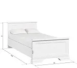 Кровать Кентаки LOZ/90x200 белый | изображение 2