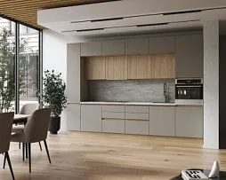 Мебель Женева (Серый камень) для кухни