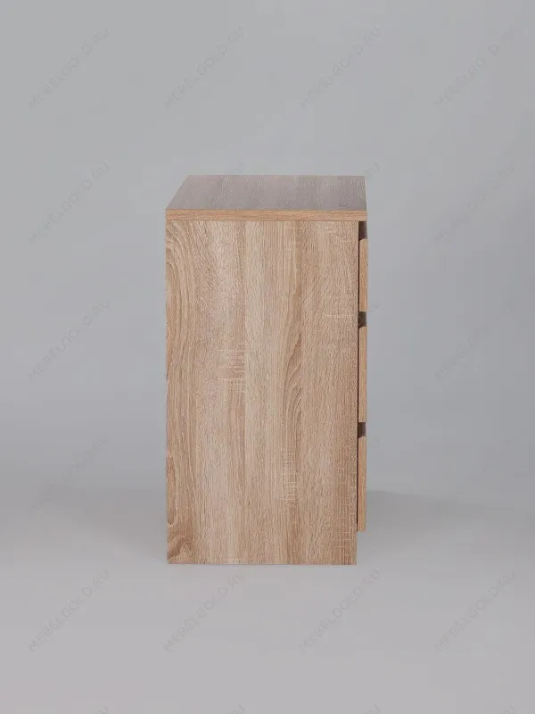 Комод Кастор, 3 ящика, 65х40х71 см, дуб сонома | изображение 9